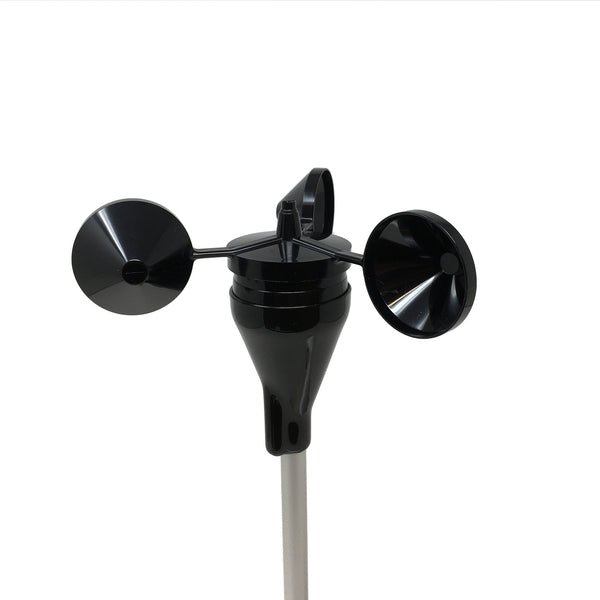 Anemometer, 3-Cup Wired, Reed Switch Signal