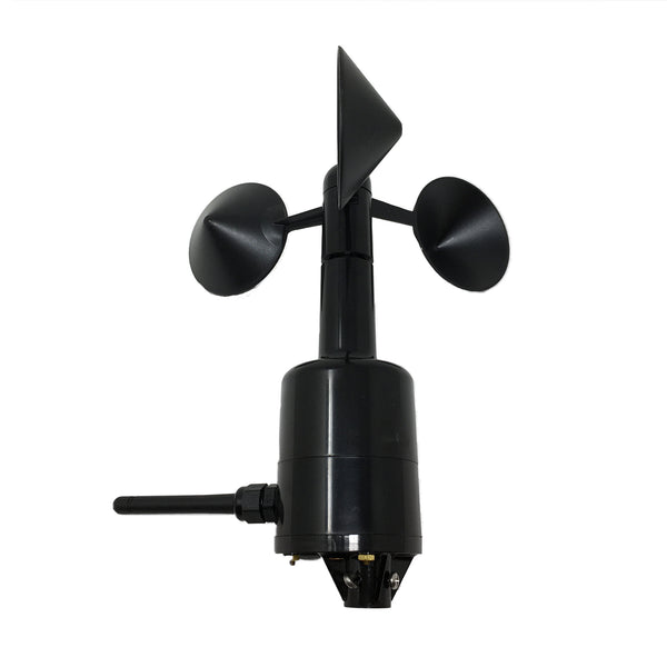Wireless Anemometer, 3-Cup, Wind-powered