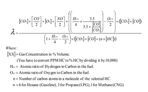 Air-Fuel Ratio and the Brettschneider Equation